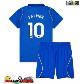 Camisa de Futebol Chelsea Cole Palmer #10 Equipamento Principal Infantil 2026-27 Manga Curta (+ Calças curtas)